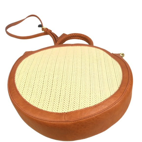 Sole/Society Circular Vegan Leather Handbag "Very Nice!" - Picture 4 of 5